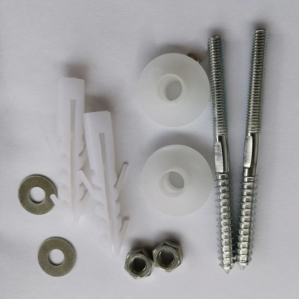 White Basin Screw for Wall Mounted Installation