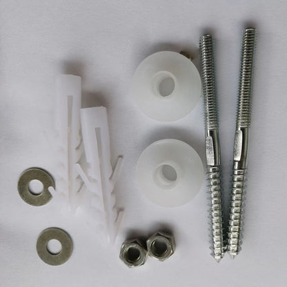 White Basin Screw for Wall Mounted Installation