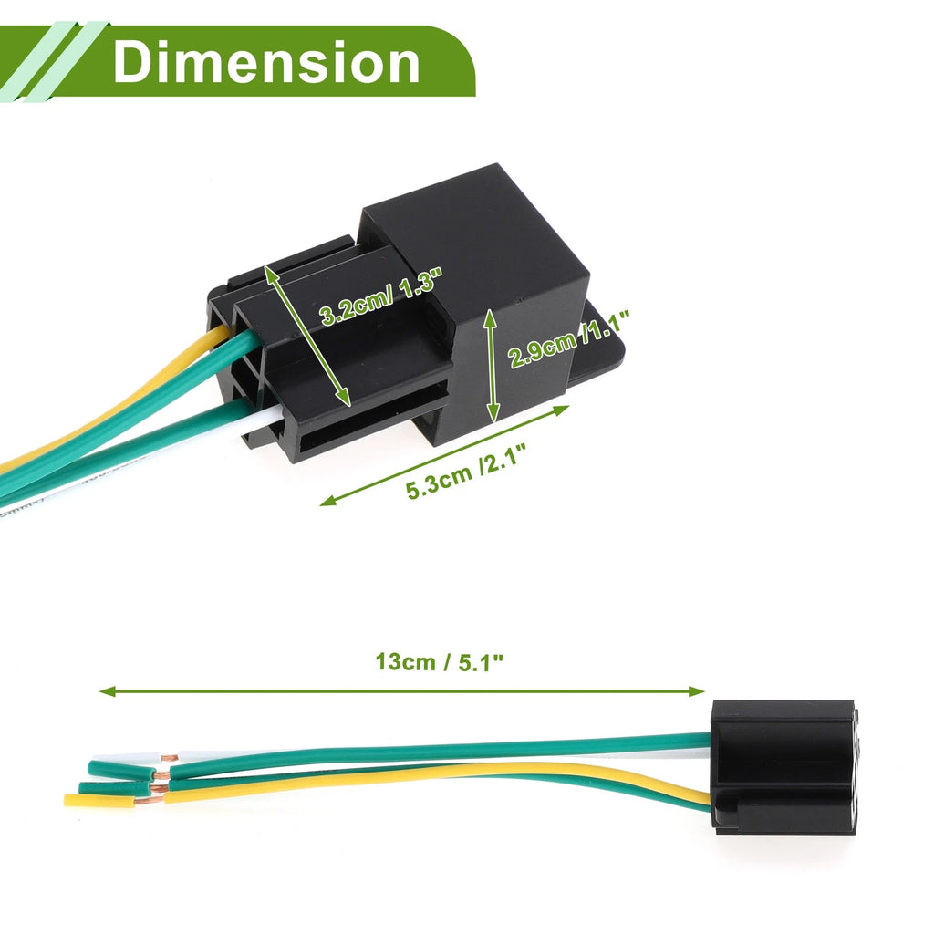 1 Pc Auto Relay 24V 40A with Harness Socket for