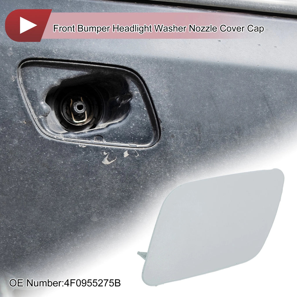 Front Left Washer Nozzle Cover Cap for Audi A6 2009–2010 Unpainted