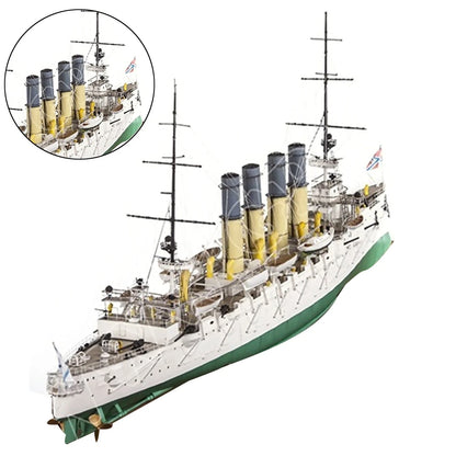 Protective Cruiser Paper Model for Russian Varyag (200) Unassembled Set