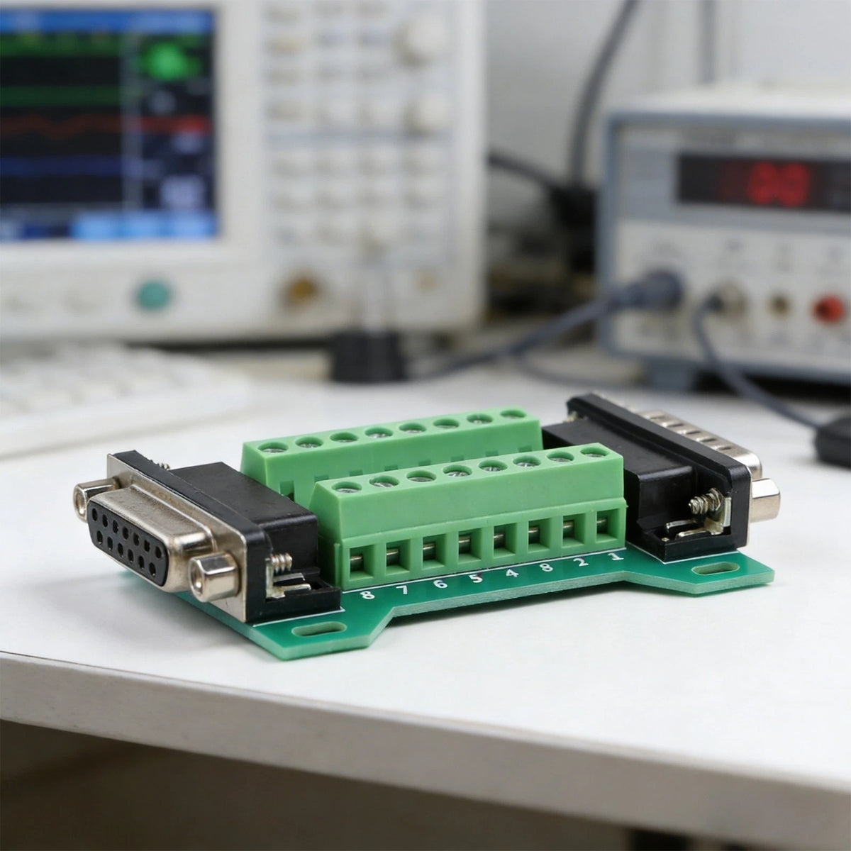 DB15MFA Terminal Block Adapter for Easy Solderless Connections