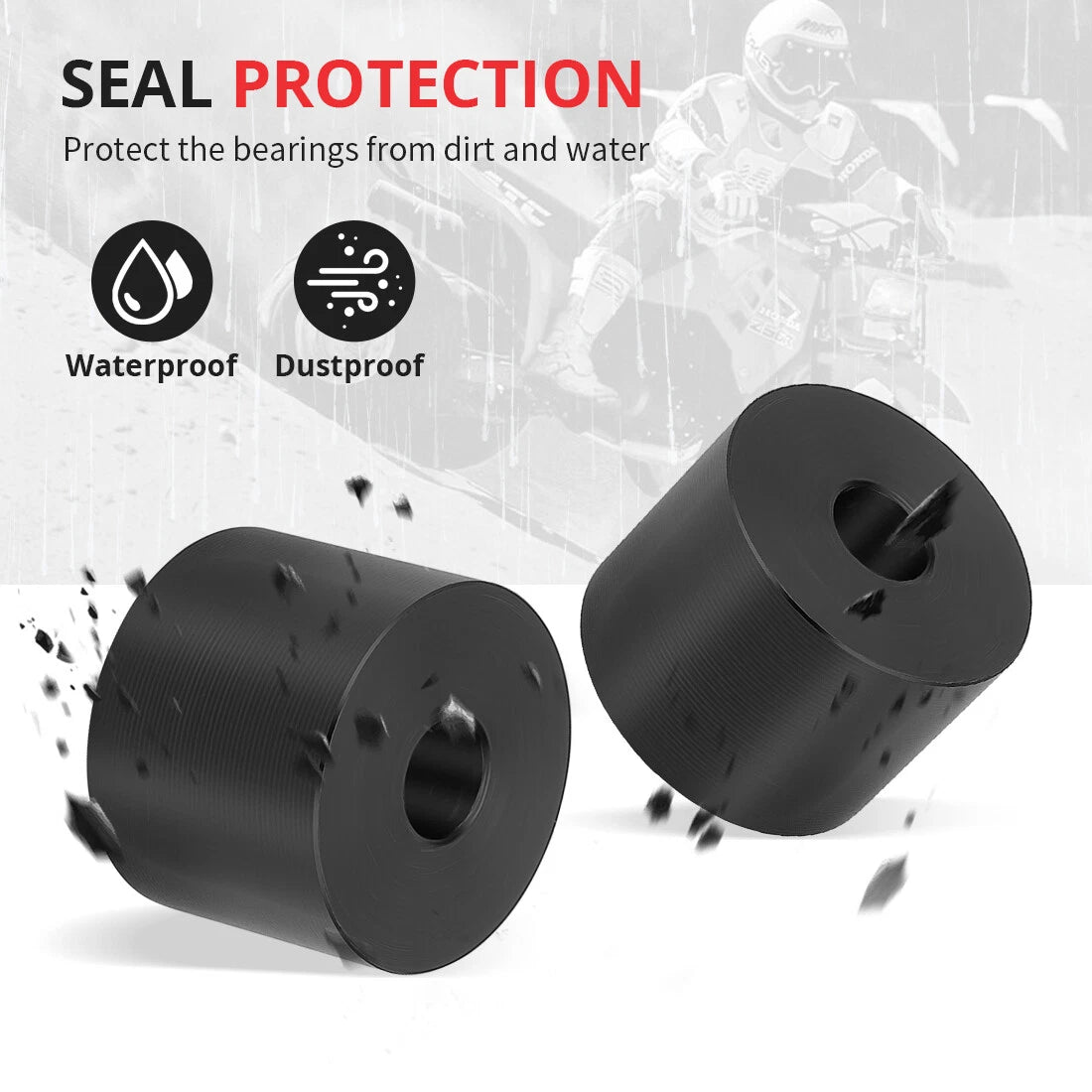 Upper Lower Chain Roller Set Kit for Yamaha Warrior YFM350 (1997–2004) 30X-22178-00-00