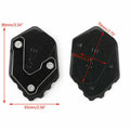 Kickstand Sidestand Plate Extension Pad for BMW R1200GS LC (2013–2015) Black T9