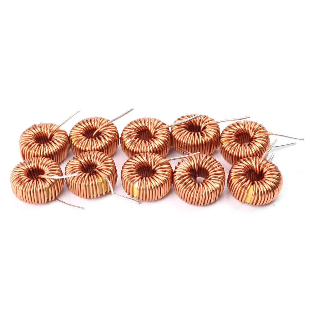 10pcs Toroid Cores Common Mode Inductors 100uH 6A 13mm