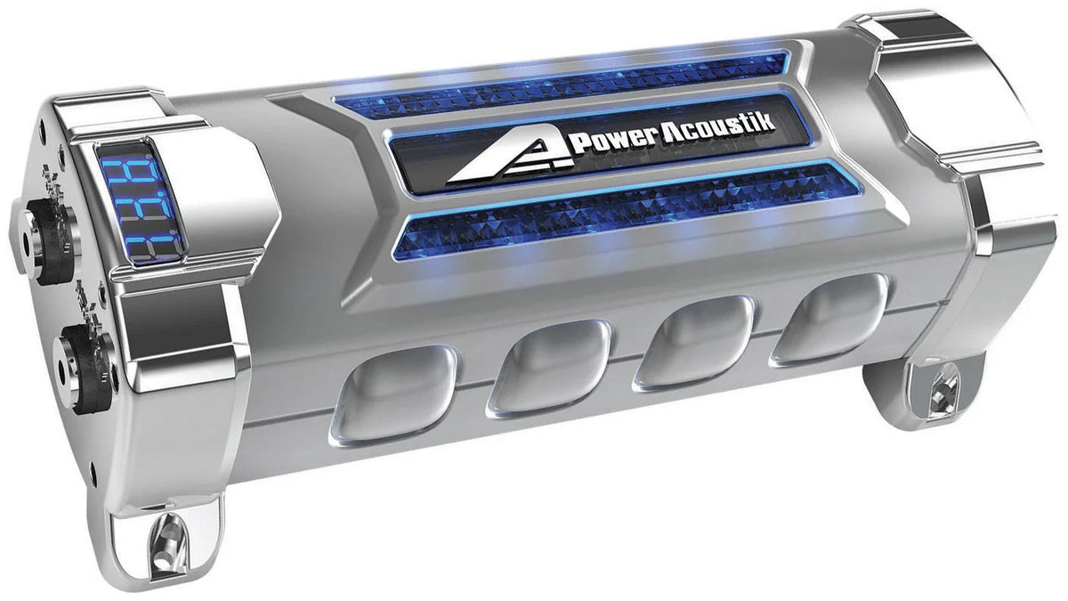 Power Acoustik PCX5F 5 Farad Digital Car Capacitor for Universal