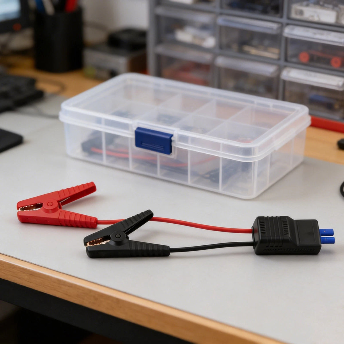 Jumper Clip Smart Battery Clamp for EC5 Socket Connector