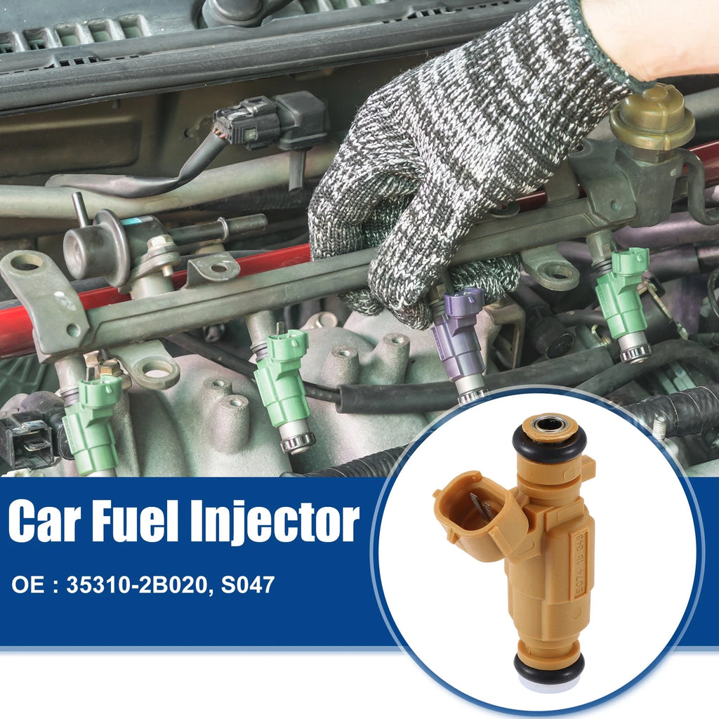 4pcs Fuel Injector Nozzle Replacement for Kia Rio 2011–2018 1.4L CVVT