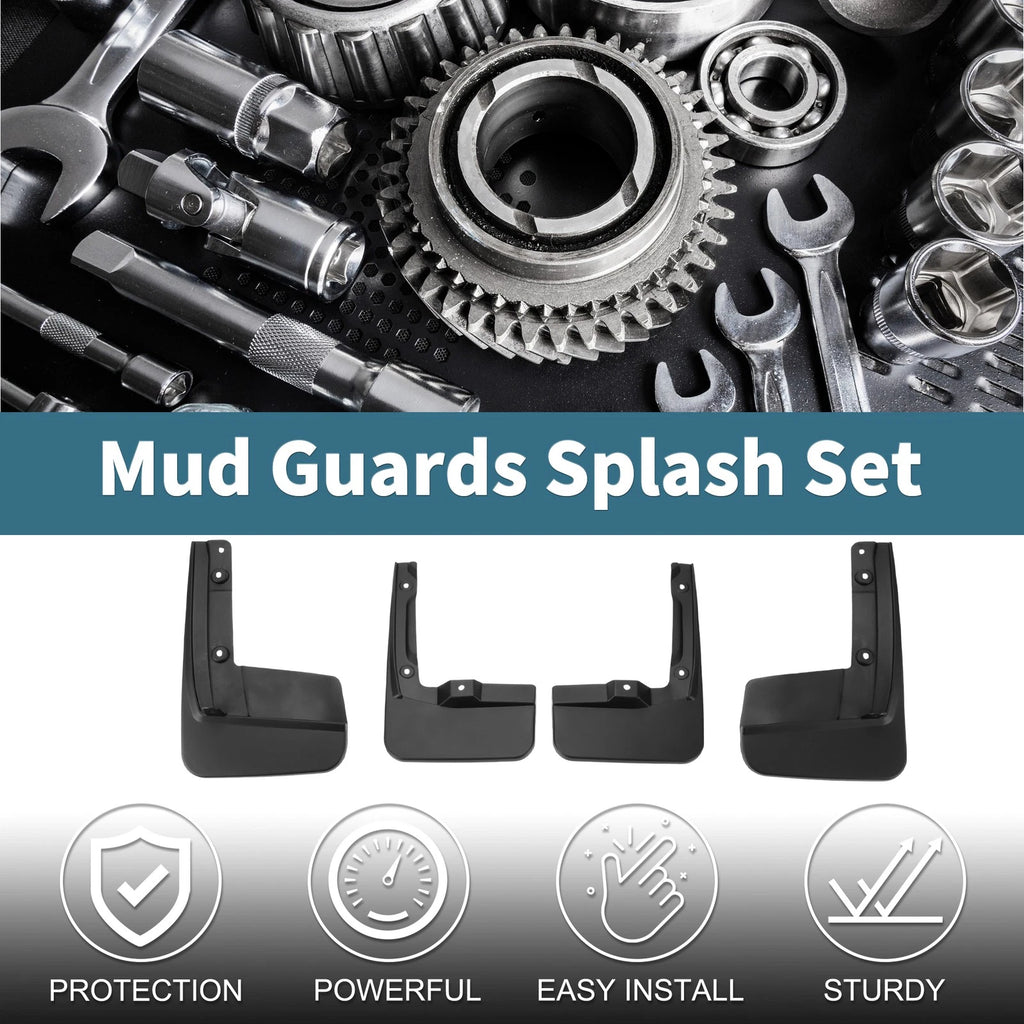 Mud Flaps Splash Guards 1Set Replacement Mud Guards for Toyota Hiace (2019–2023)
