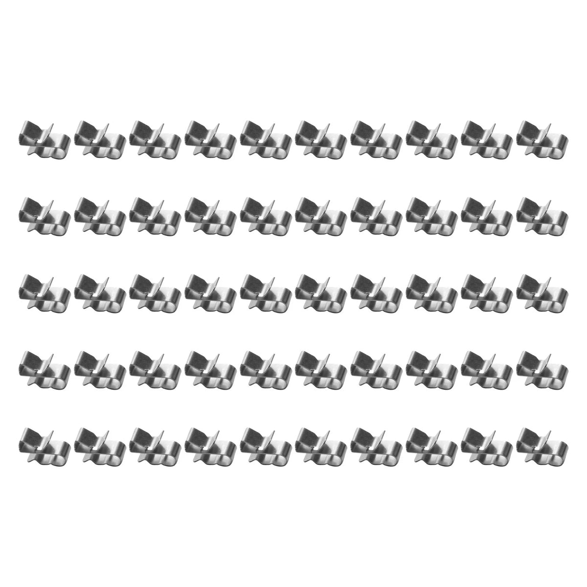 50 Pcs Solar PV Cable Clip for Panel Frame Mount (304 Stainless Steel)