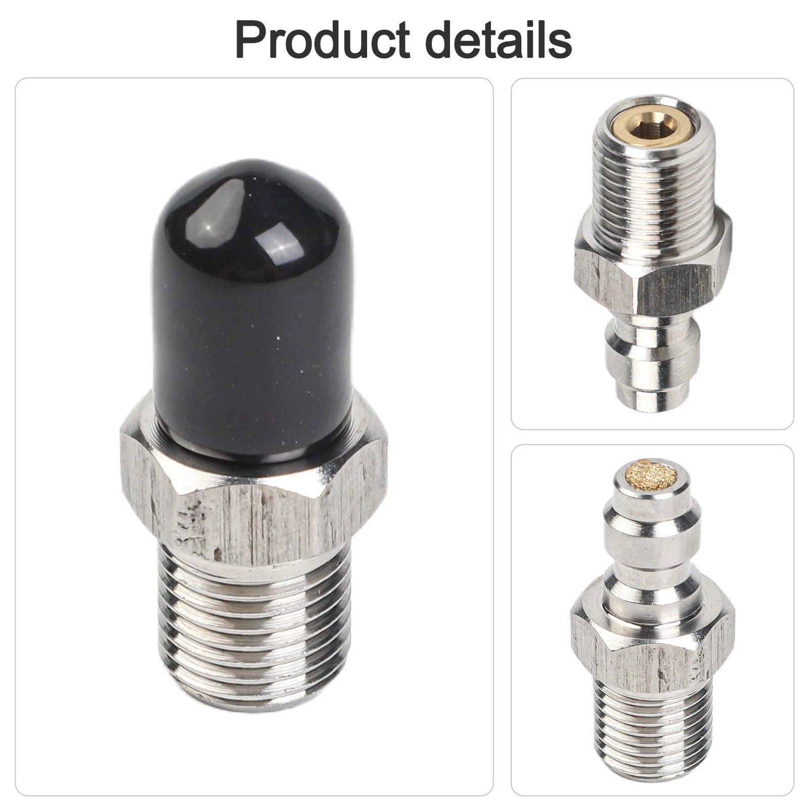 8mm Male Connector M101 with Filter for High Pressure Pumps (Rust-proof)