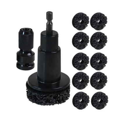 Hub Shaft Rust Removal Tool Kit for Wheel Studs (Includes 10 Cleaning Pads)