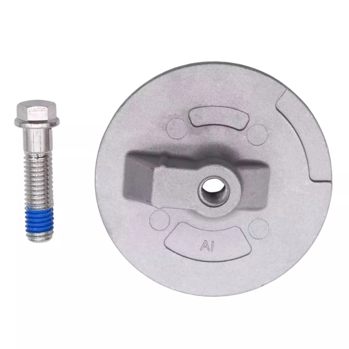 Zinc Anode Flat Trim Tab for Mercury (18-6016, 76214, 76214T3, 76214Q5)