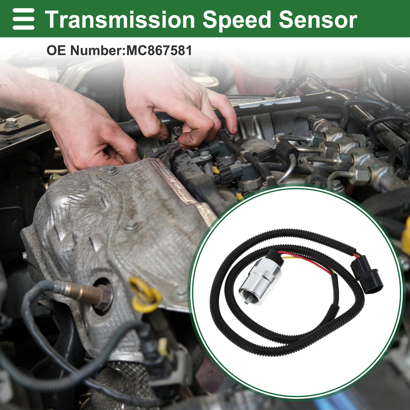 Transmission Speed Sensor VSS Replacement for Mitsubishi (2005–2016)