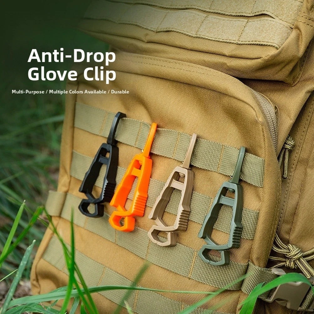 Multipurpose Secure Plastic Clamp Hook for Lightweight Outdoor Gloves