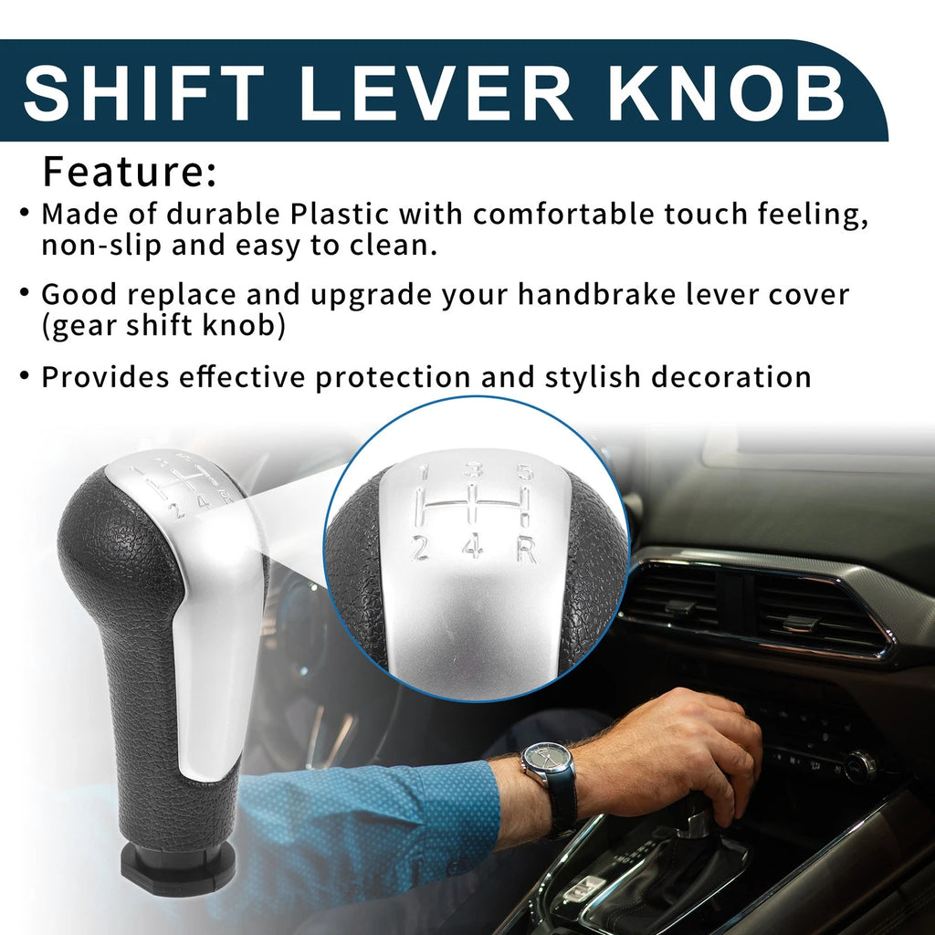 5 Speed Manual Gear Shifter Knob Replacement for Chevrolet Spark (2013–2015)
