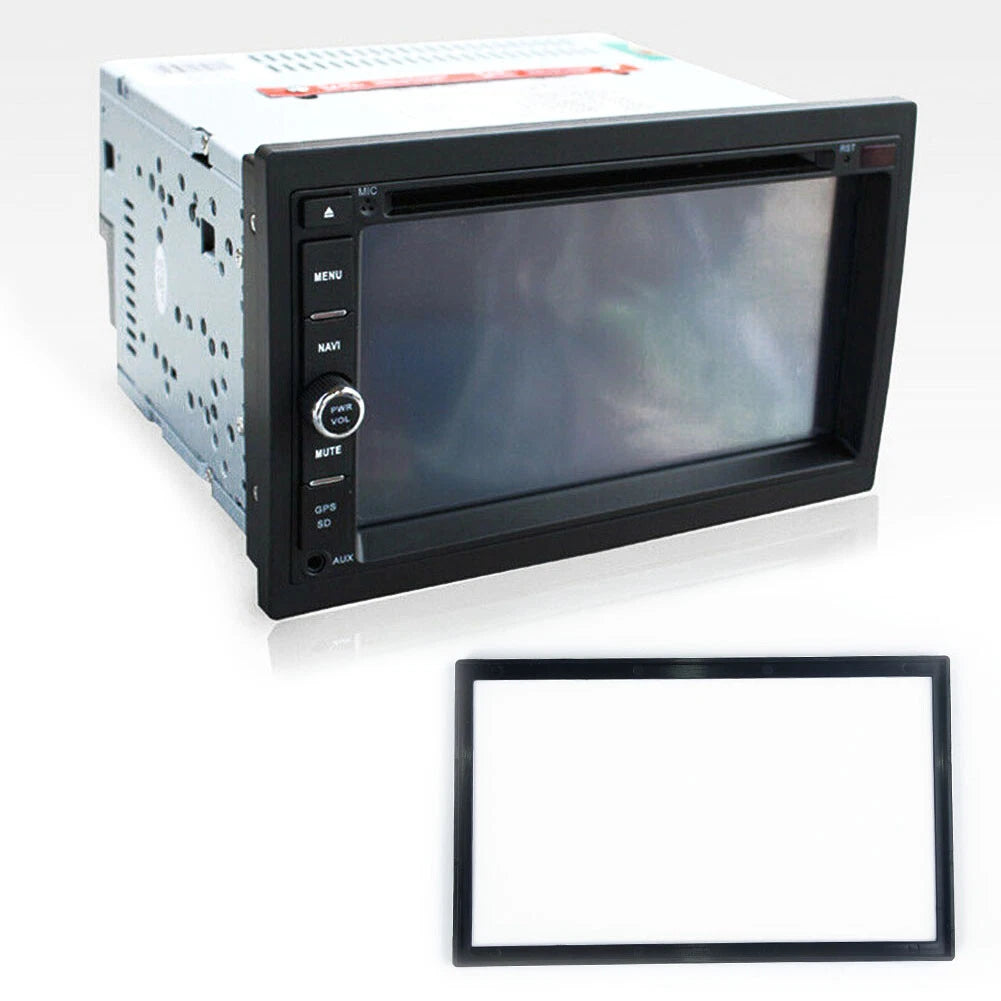 2Din Radio Stereo Dashboard Panel Trim Cover for
