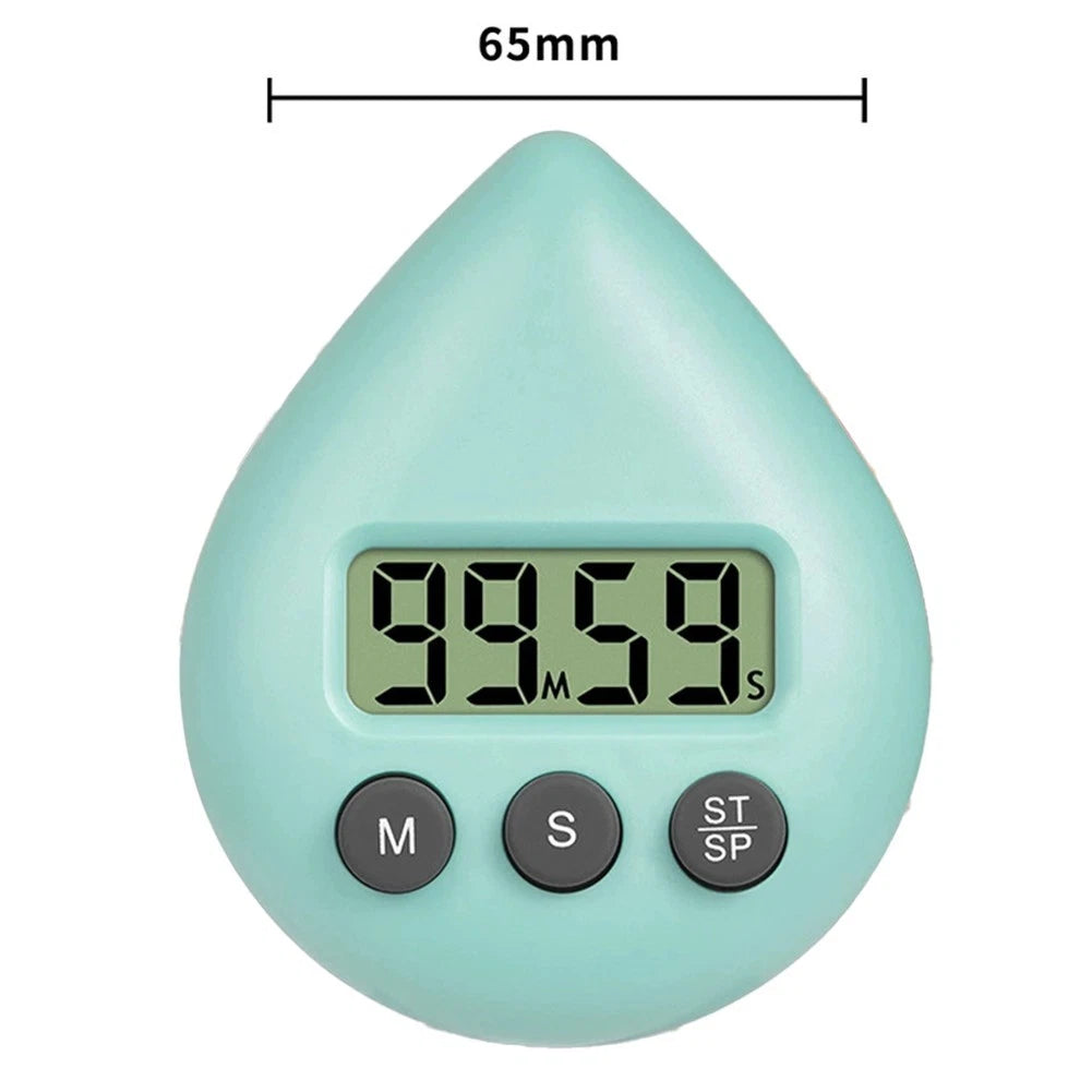 Waterproof Digital Timer for Kitchen and Bathroom with Memory Function