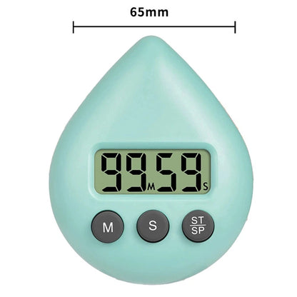 Waterproof Digital Timer for Kitchen and Bathroom with Memory Function