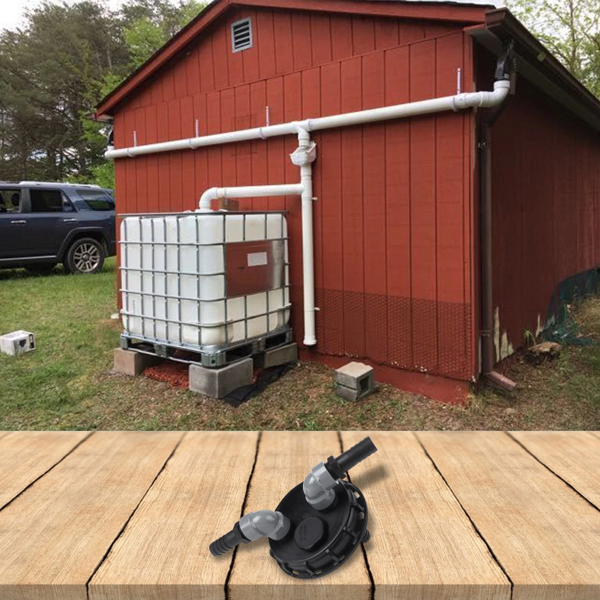 163mm IBC Cap with Rubber Seal for High Performance