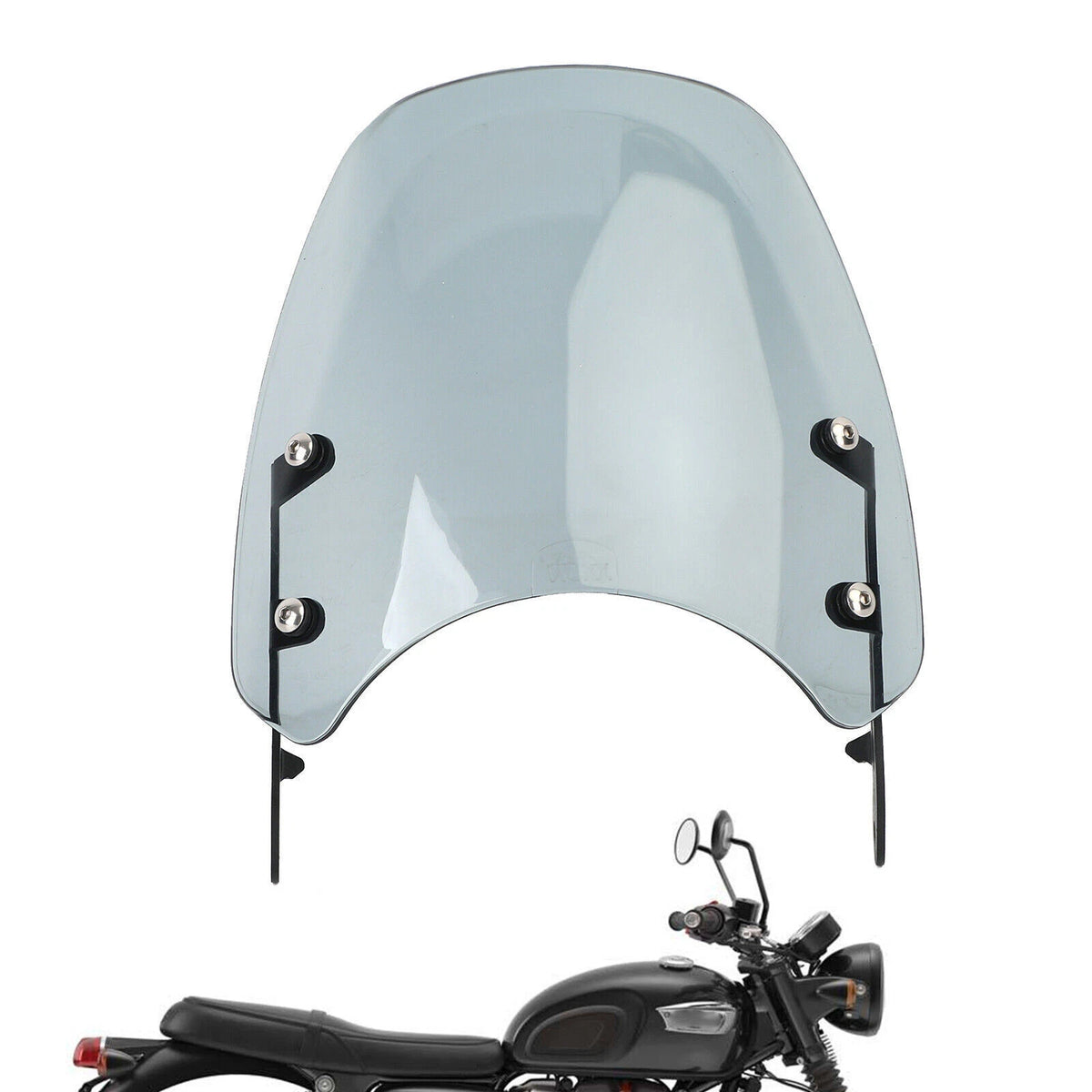 ABS Plastic Windshield for Bonneville T100 T120 (2016–2023) Gray U6 T9