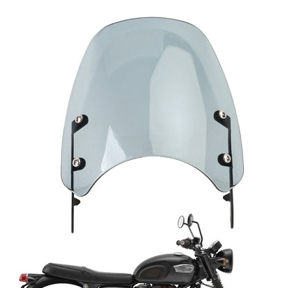 ABS Plastic Windshield for Bonneville T100 T120 (2016–2023) Gray U6 T9