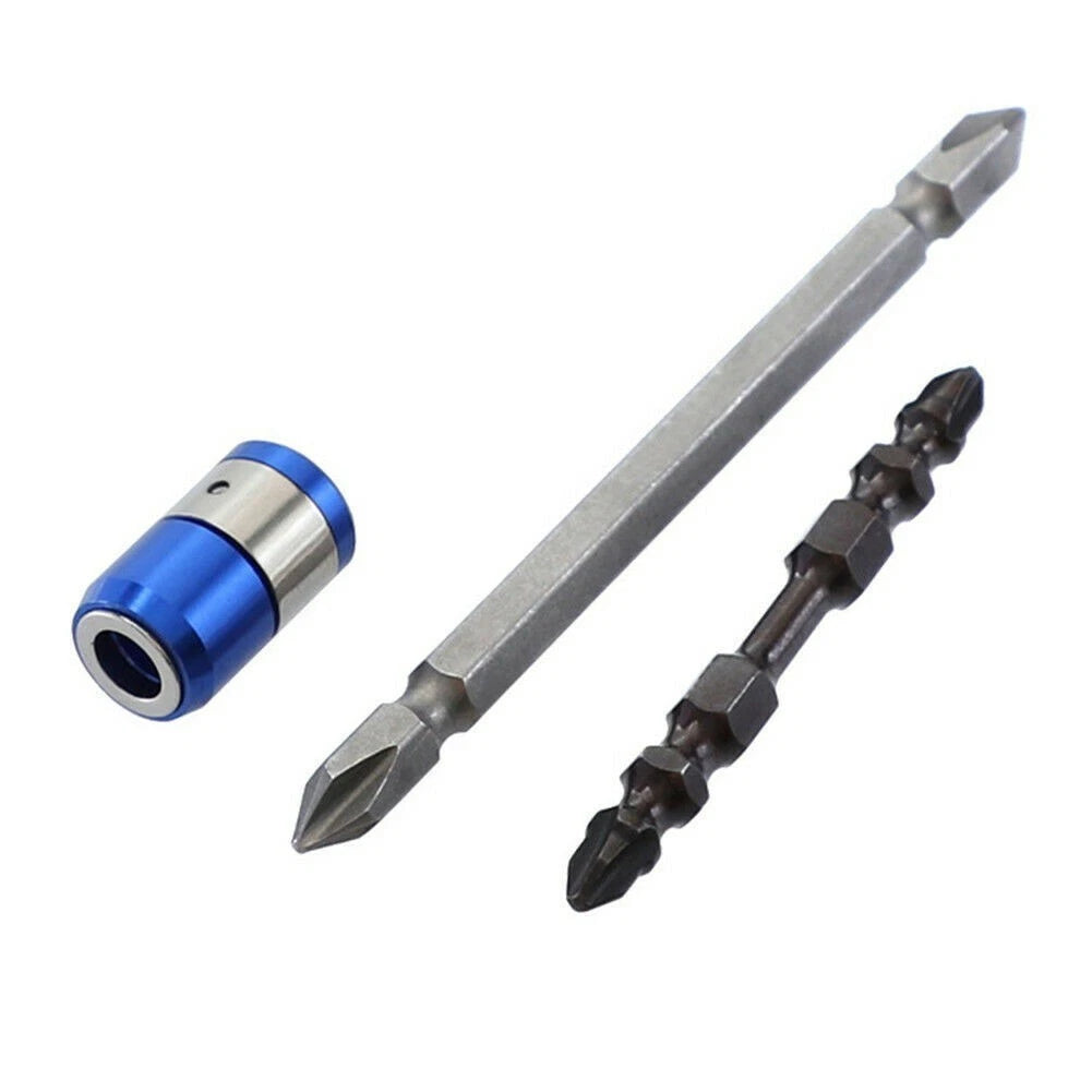 2X Bit Holder Magnetizer Ring Screwdriver All Metal