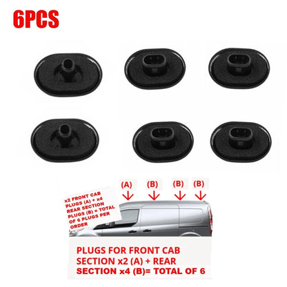 Set of 6 Roof Rack Grommets for Transit Connect (2014–Present)