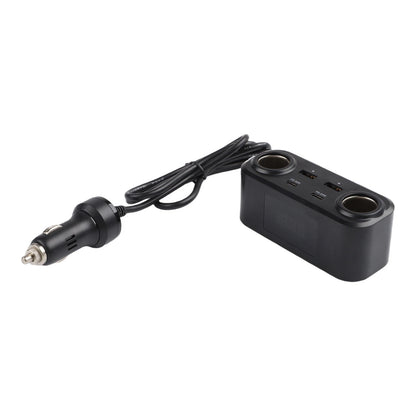 100W Car Charger with PD QC 3.0 for Universal Use (4 USB Ports, Digital Display)