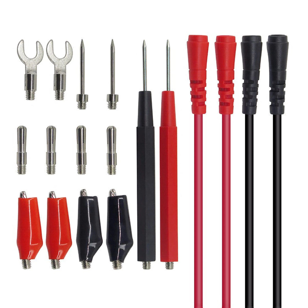 16Pcs Test Lead Cable Probes for Multimeter Accessories