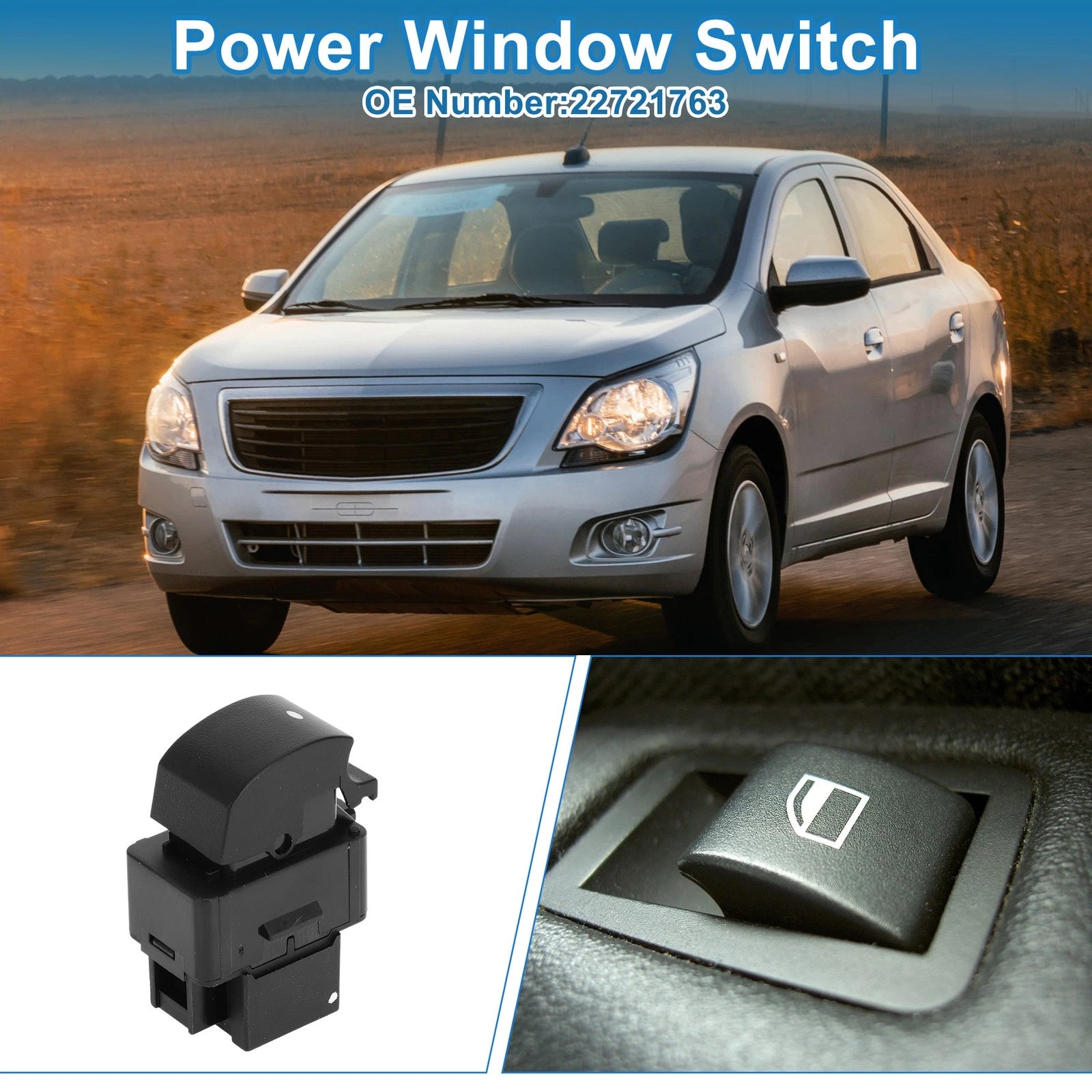 Rear Power Window Switch Replacement for Chevrolet Cobalt 07-10