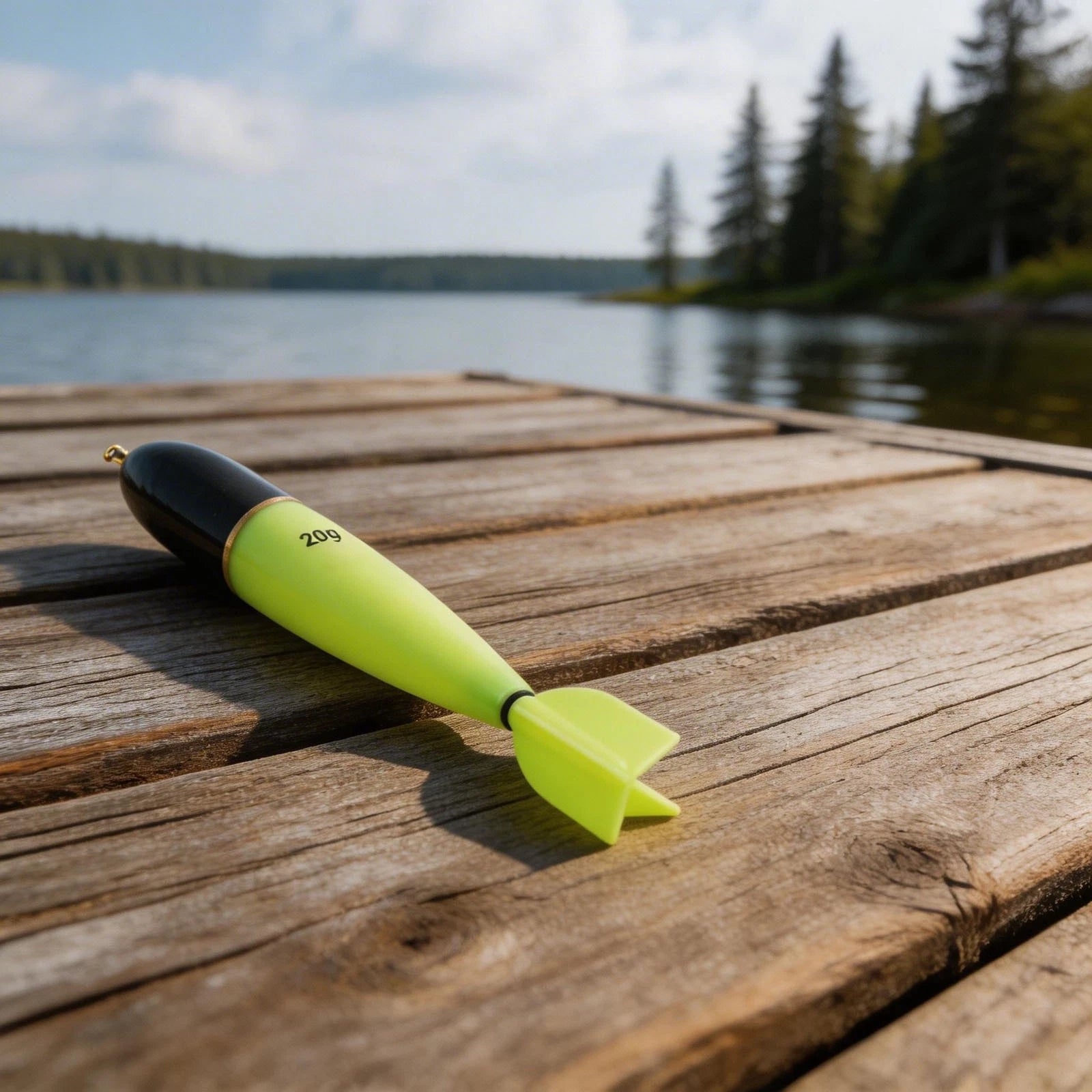 Glow in Dark Fishing Float Rocket Tail 10g for Long Cast and Easy Setup