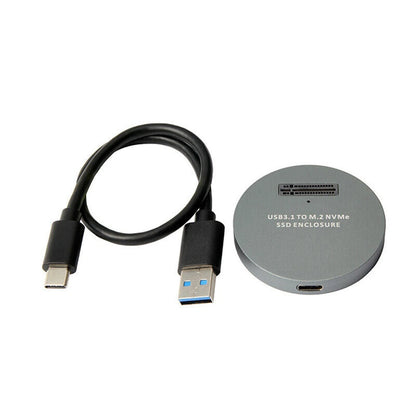 M.2 NVME PCIe SSD Enclosure Adapter for USB-C (USB 3.0)