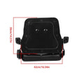 Adjustable Seat with Seatbelt & Armrest for Universal Tractor Forklift