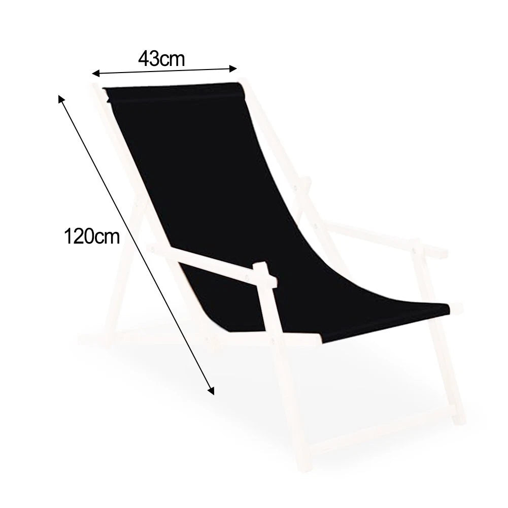 Replacement Cloth for Beach Lounger 120x43 cm