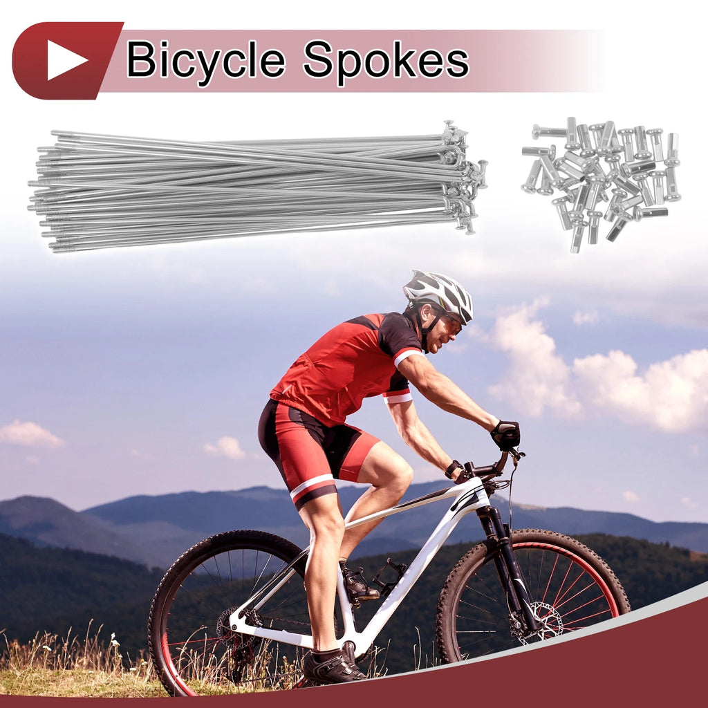 Bicycle Spoke Set 150 mm Galvanized Steel for No.45 (Qty 36)