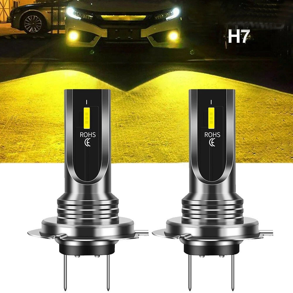 LED Headlight Car 1860 Chips 3000K 6SMD Aluminum Alloy Shell