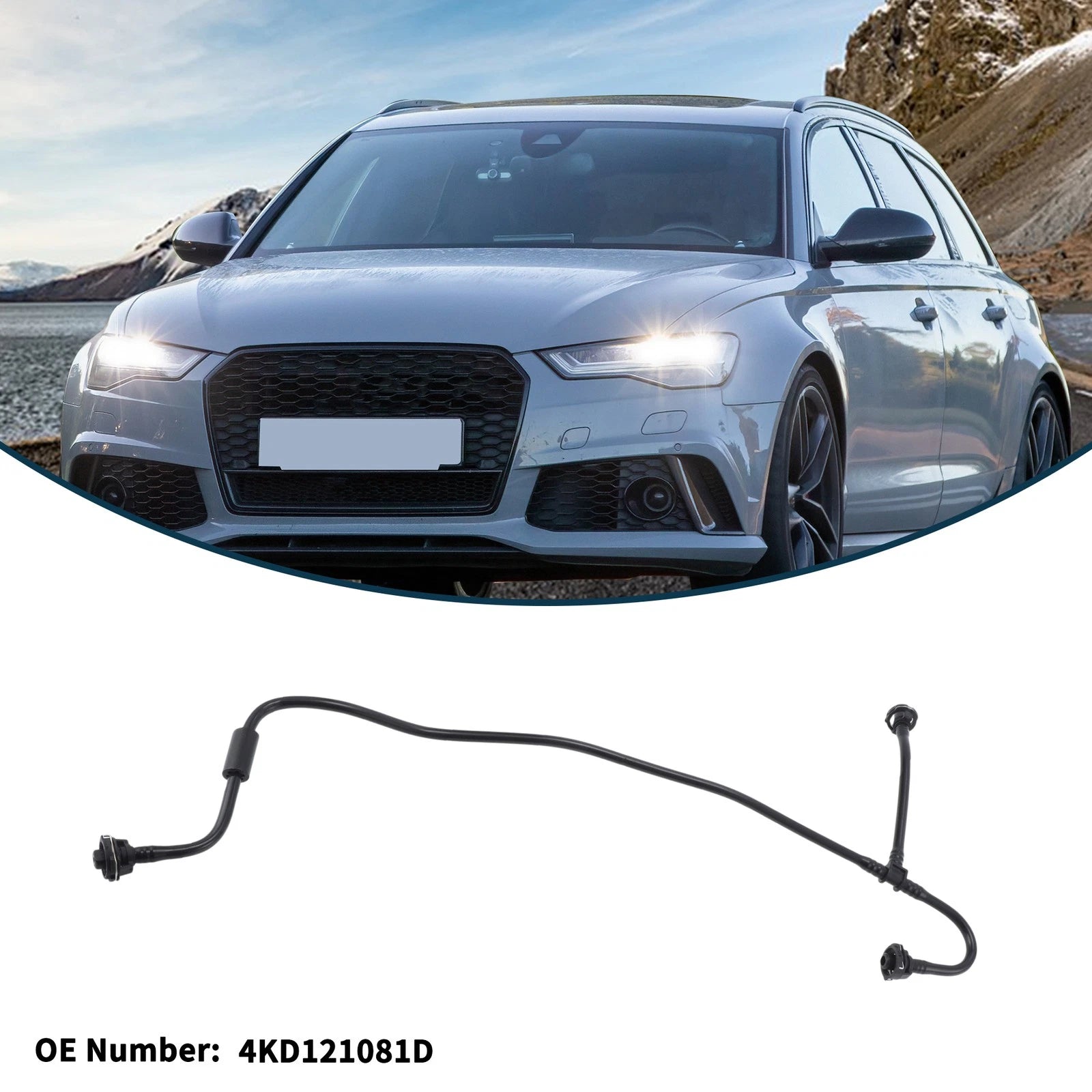 Radiator Hose for Audi A6L 2005–2012 Replacement Coolant Pipe