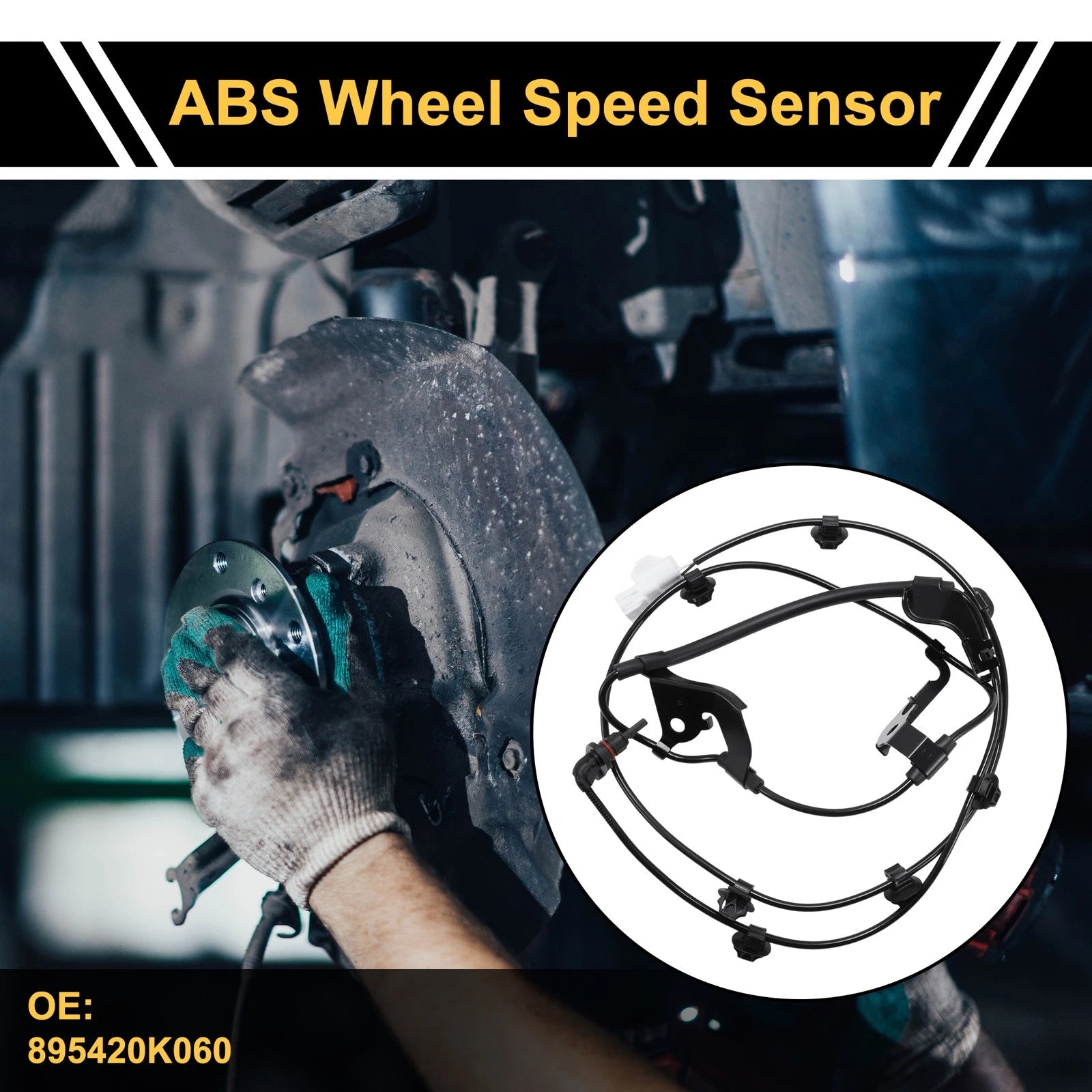 ABS Wheel Speed Sensor Front Right Replacement for Toyota Hilux (2015–2021)