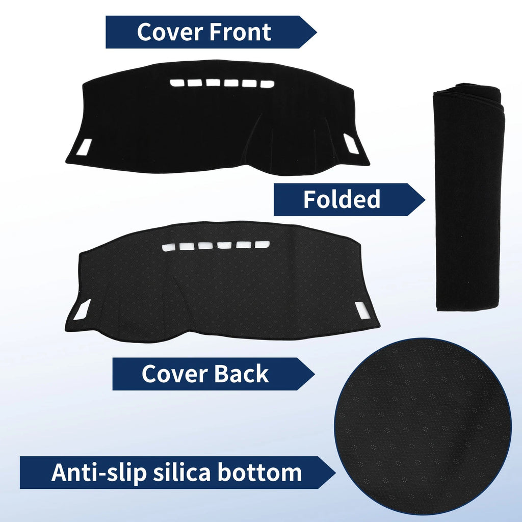 Dash Cover for Renault Clio 5 (2018–2025) Polyester Black