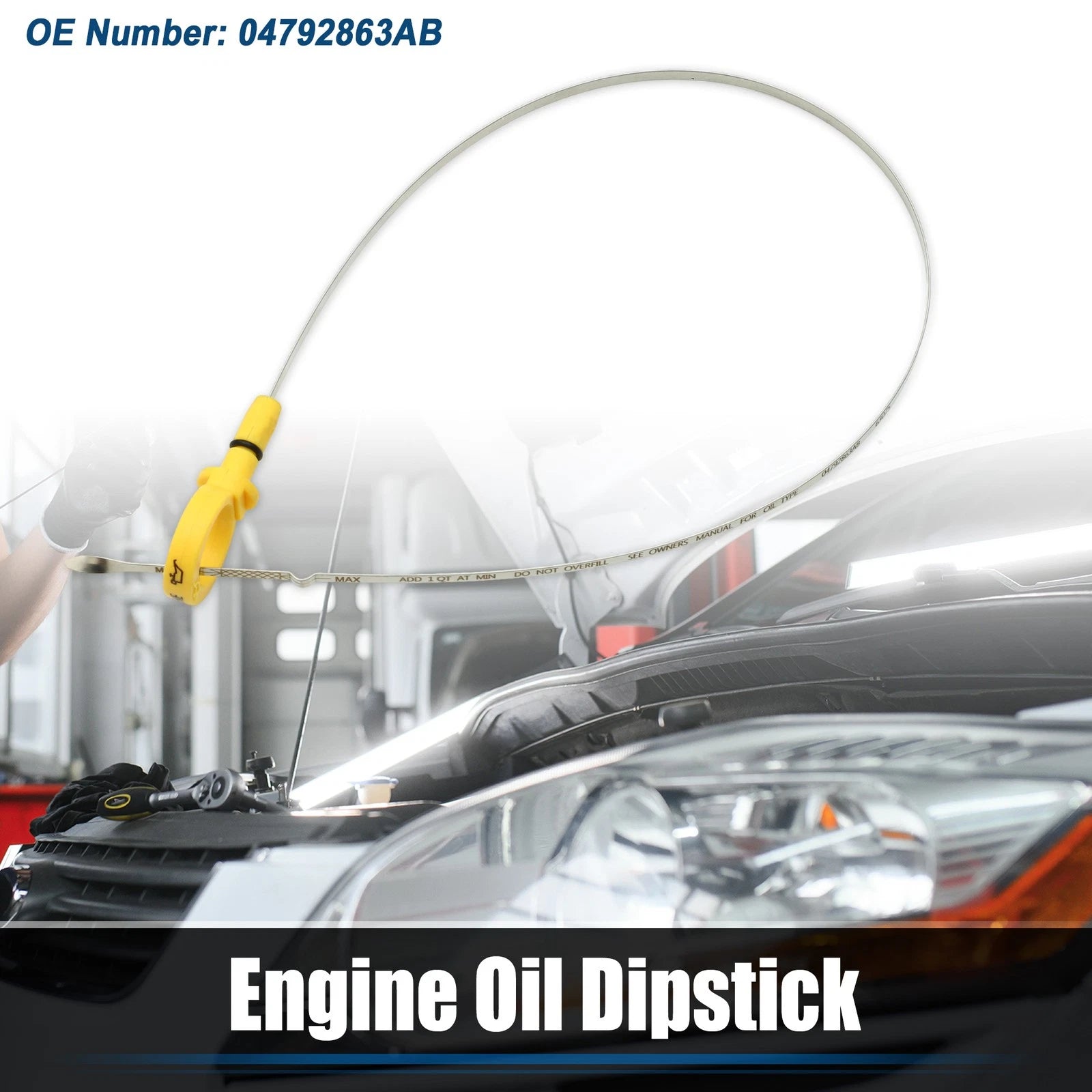 Engine Oil Level Indicator Dipstick Replacement for Dodge Magnum (2005–2008)