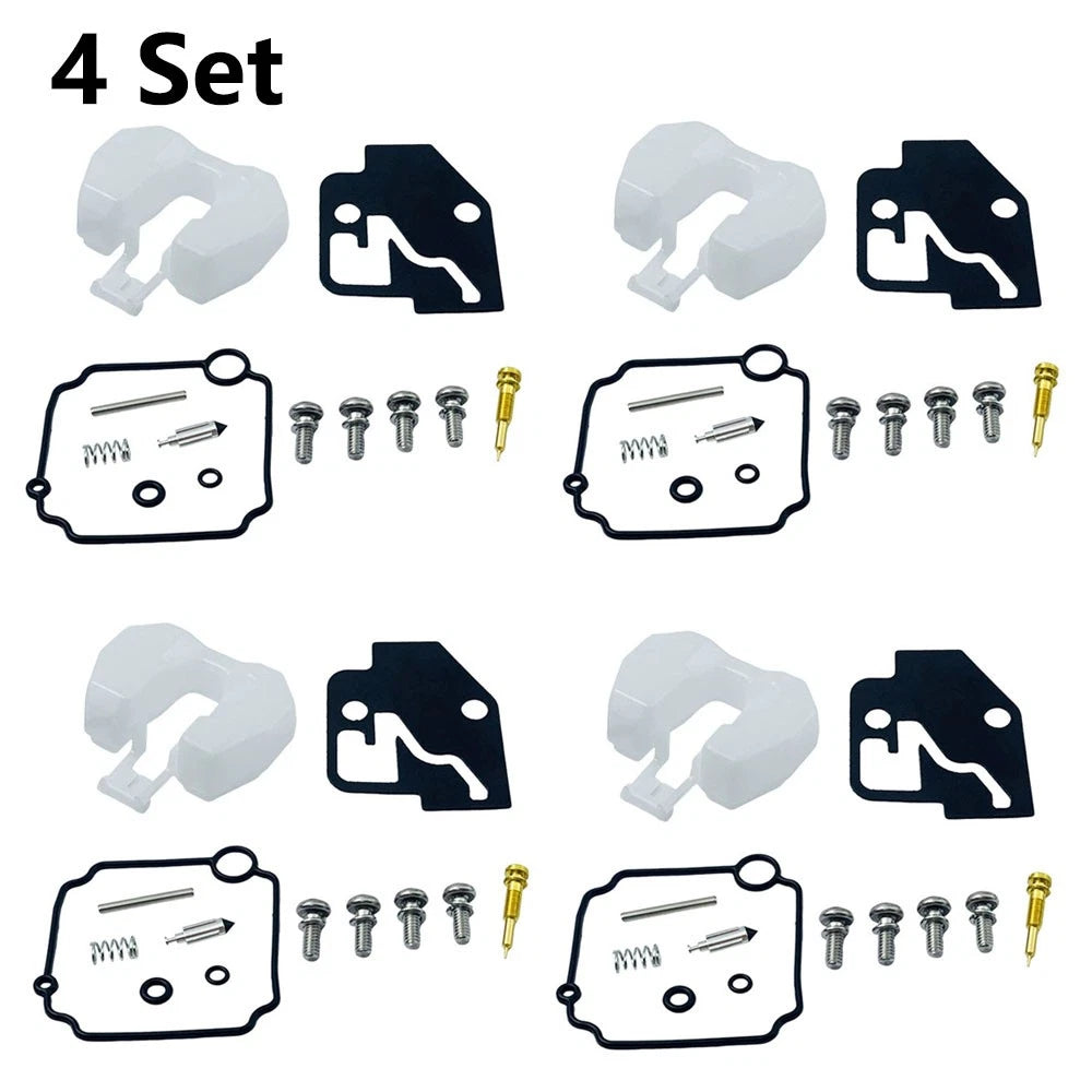 4X Carburetor Repair Kit for Mercury Mariner 9.9 15 HP (2000–2006) 18-7738 802706A1