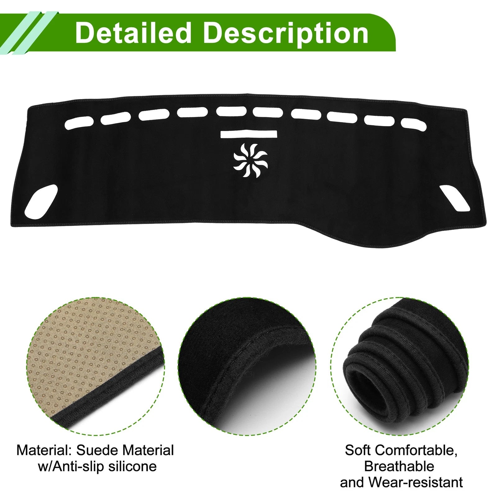 Dashboard Dash Cover Mat for Mercedes A-Class (2013–2017) Sun Protector Pad