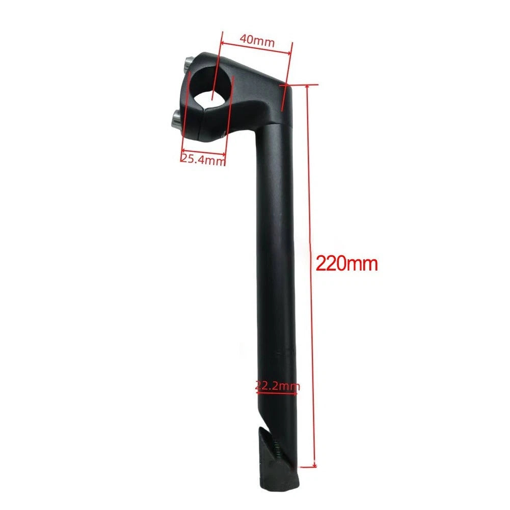 Aluminum Bicycle Fork Handlebar Riser for Fixed Gear (40x22.2x220mm)