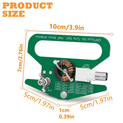 Portable 50 Ω No Tune End Fed Half Wave Antenna Kit SWR ≤ 1.2