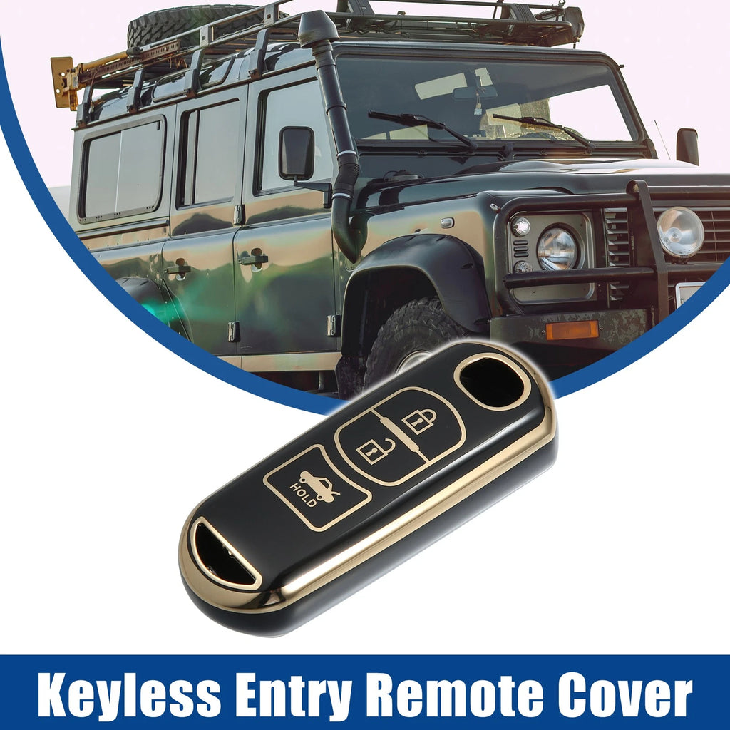 3 Button Keyless Entry Remote Cover TPU Replacement for Mazda 2 3 6 CX3 (2011–2022)