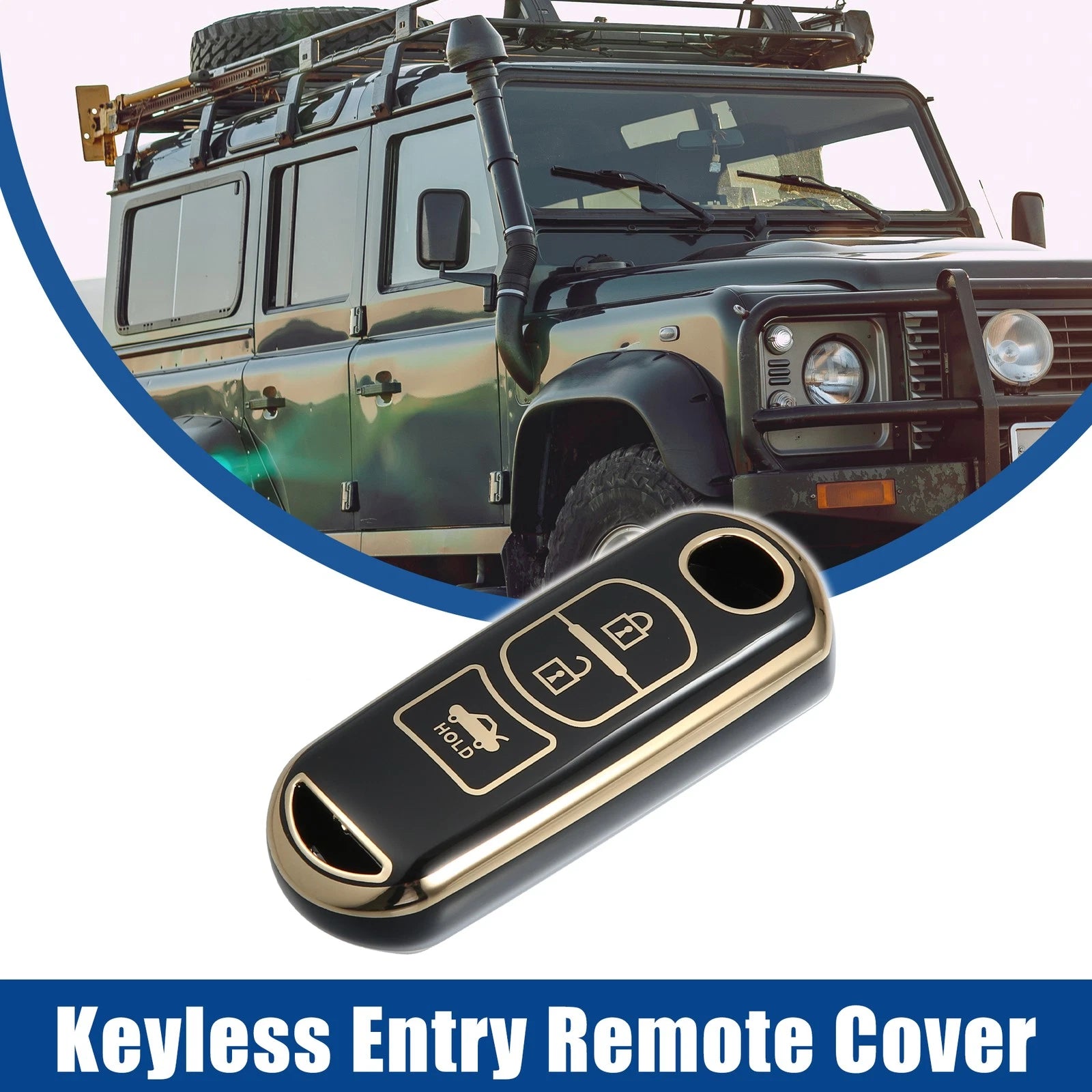 3 Button Keyless Entry Remote Cover TPU Replacement for Mazda 2 3 6 CX3 (2011–2022)