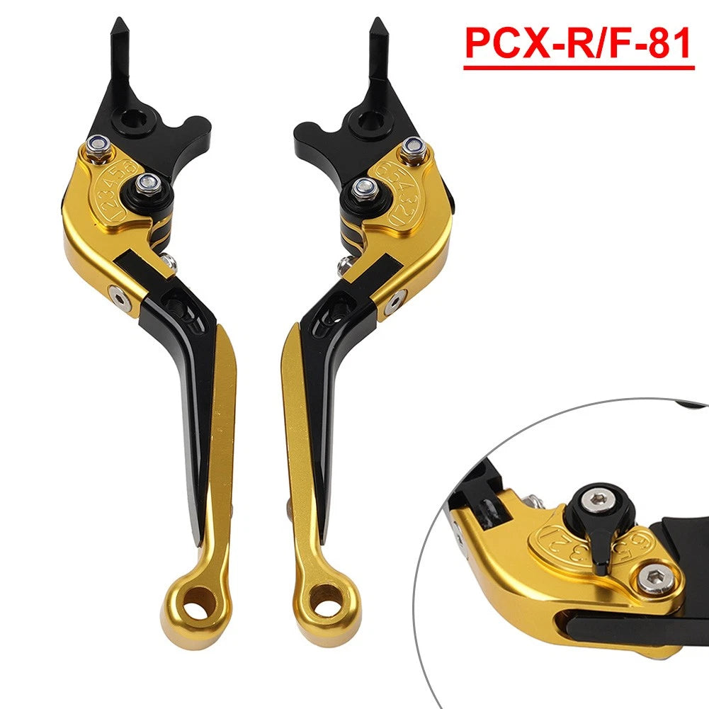 CNC Folding Extendable Brake Clutch Levers for Honda ADV150 (2019–2020) Gold