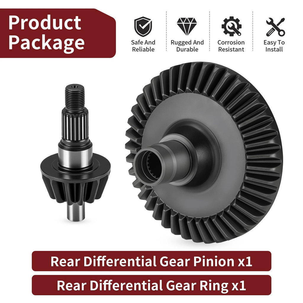 Rear Differential Gear Ring Pinion for Honda TRX420FA5/FA6 Rancher 420 (2015–2024)