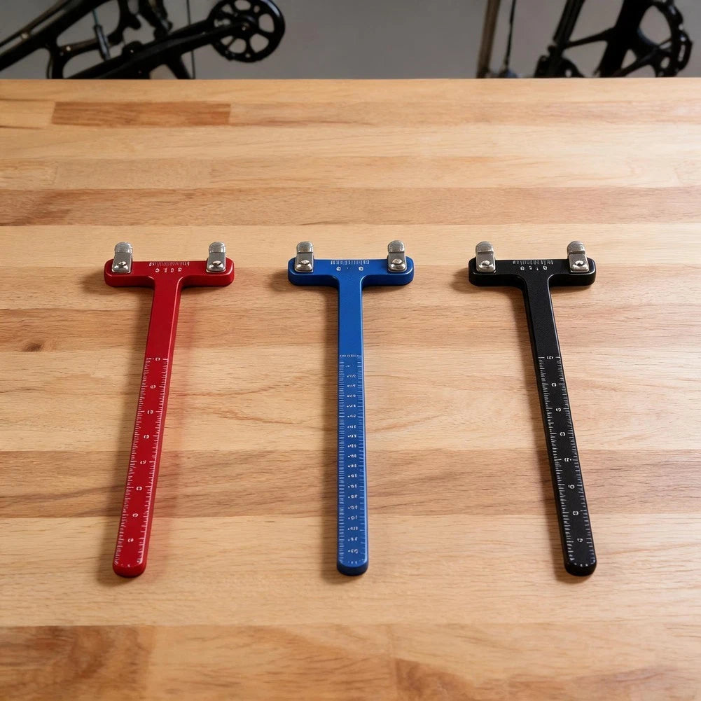 Aluminum Alloy T-Shape Bow Measuring Tool for Accurate String Distance Reading